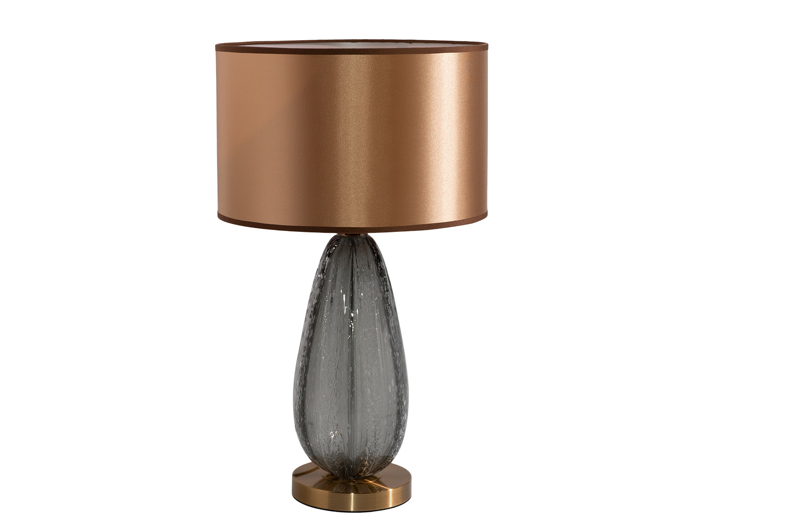 K2TL-07233 Лампа настольная сер-зел.стекло/плафон кор. 35*h.60см_s2 1