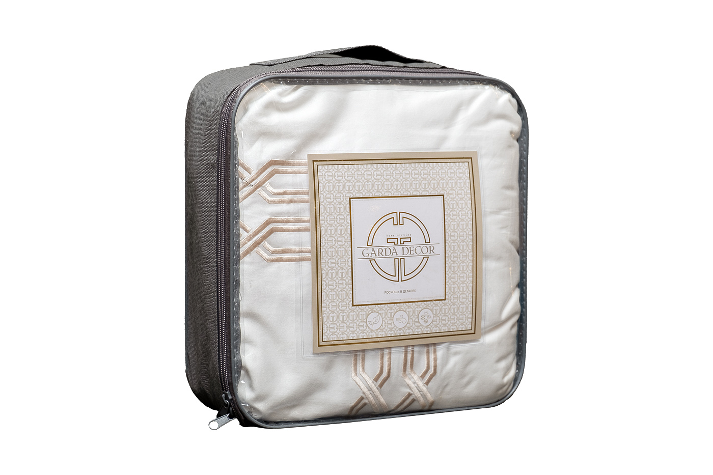 175SMR-17506 Комплект постельного белья  Паллада, золотой, Семейный (145*210-2шт)_s2 12