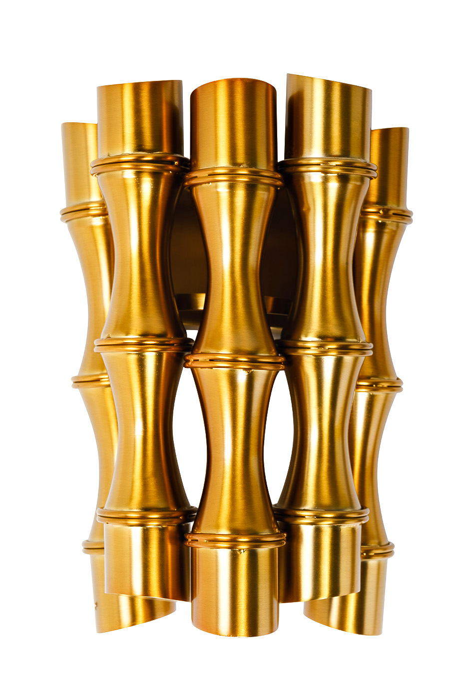 K2KM0901W-2G Бра Бамбук (Bamboo) металл латунь 21,5*13*h.32 см_s2 1