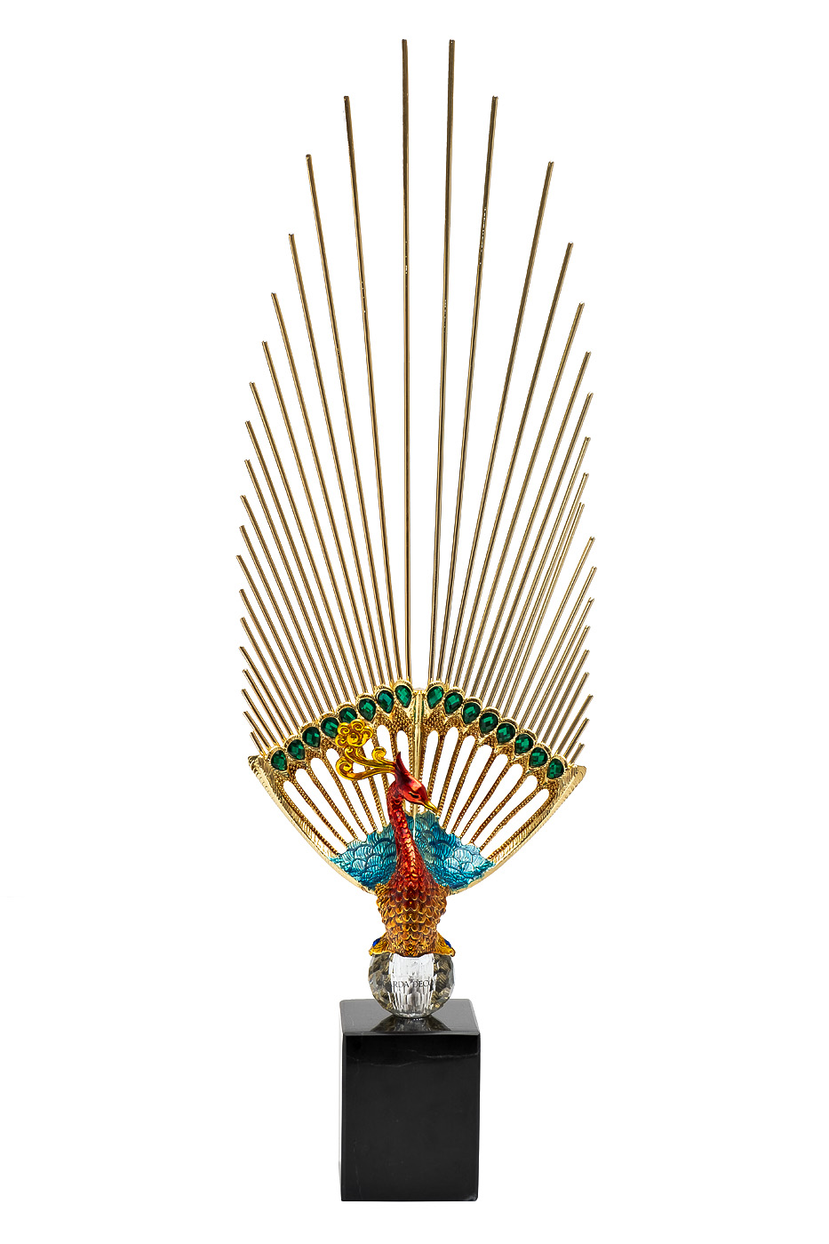 55RD6932 Статуэтка  «Жар-птица» с золотым хвостом