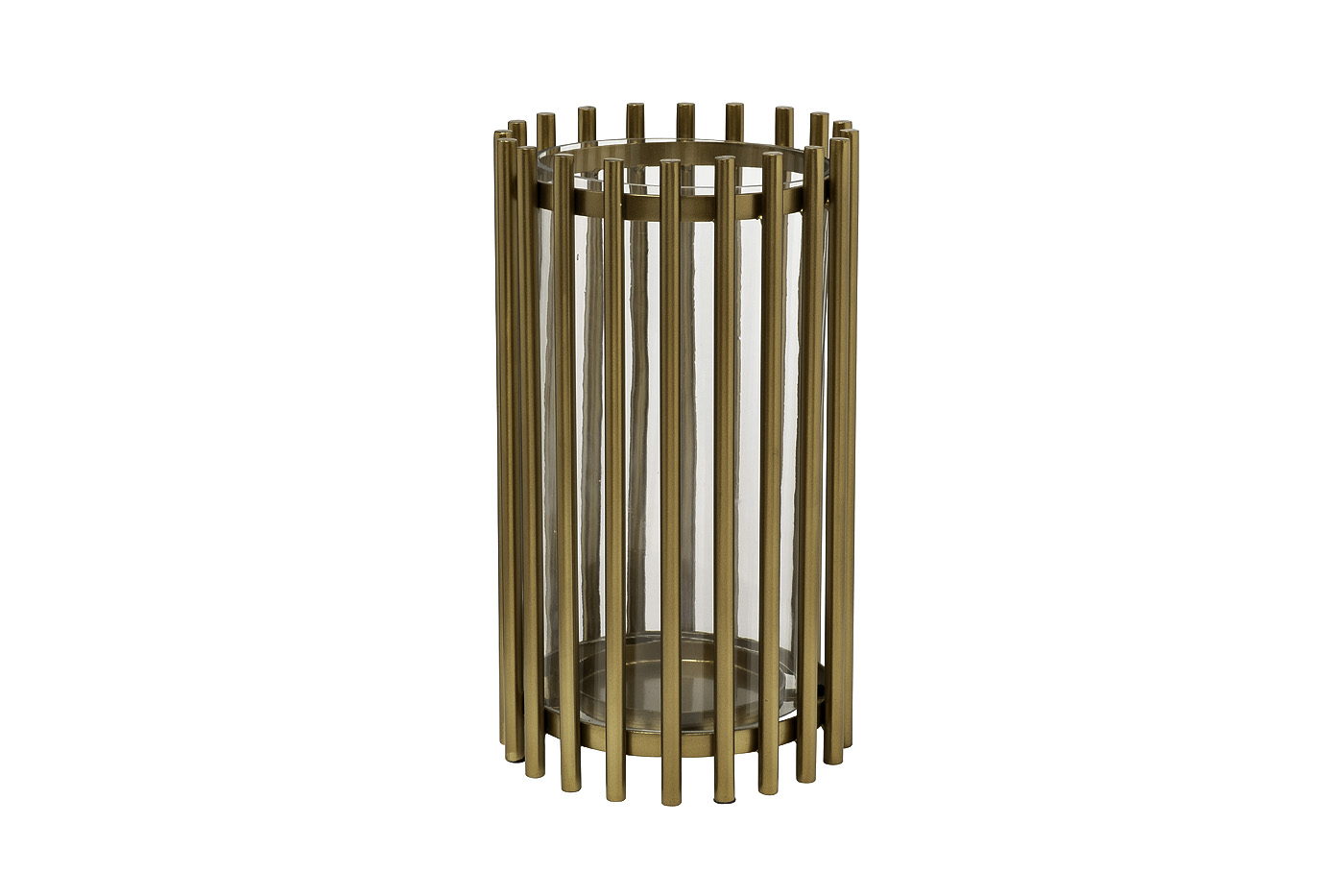 95IM-1613L Подсвечник металлический цвет золото d16*30см_s2 1