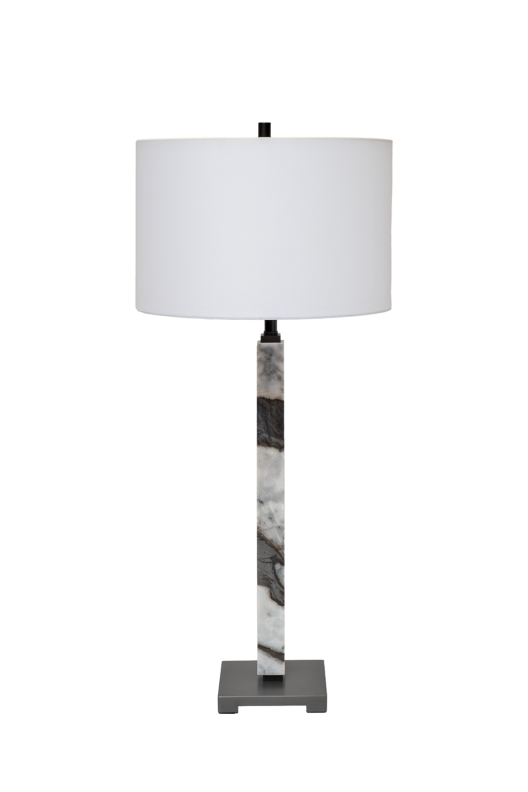 185HM-03631 Лампа настольная плафон цвет белый Н.87см_s2 1