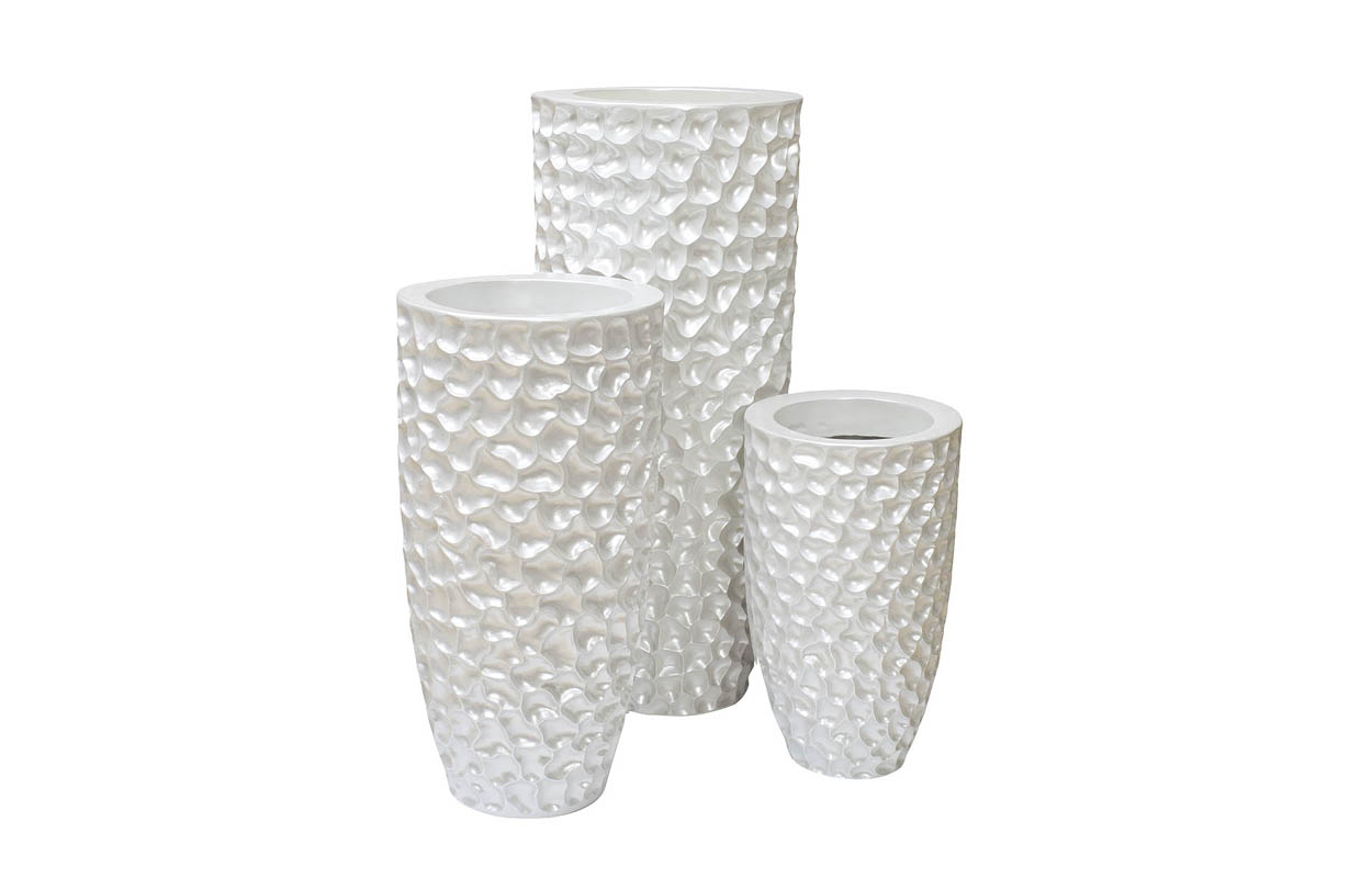 ZS-C785-34 Кашпо 36*36*86см цвет жемчужно-белый_s2 2