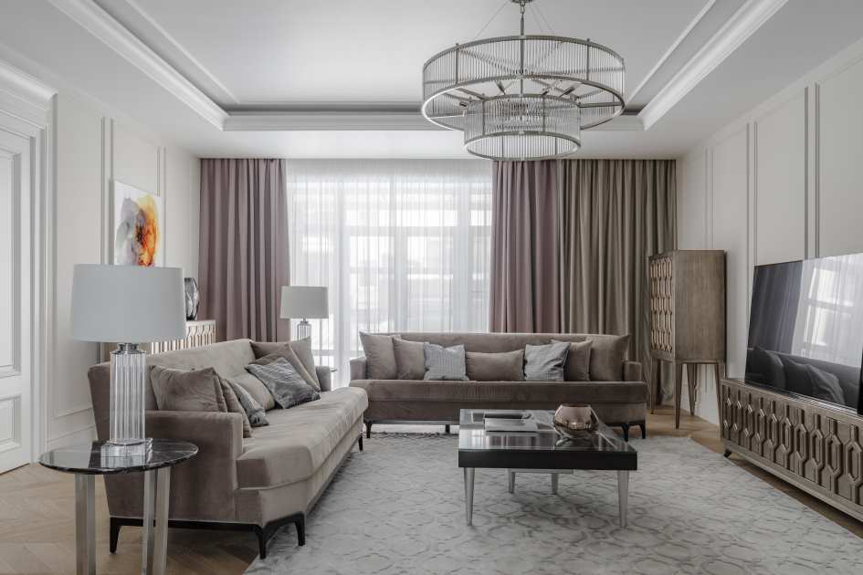 Дизайн интерьера гостиной фото 2