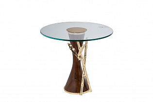 Ваза стеклянная с эмалью