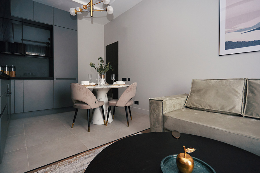 Зонирование с помощью ковра