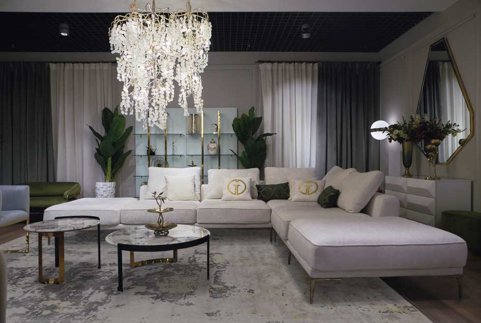 Серый в гостиной фото 2