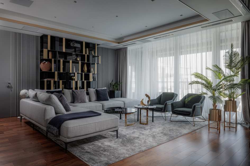 Освещение в гостиной фото 3