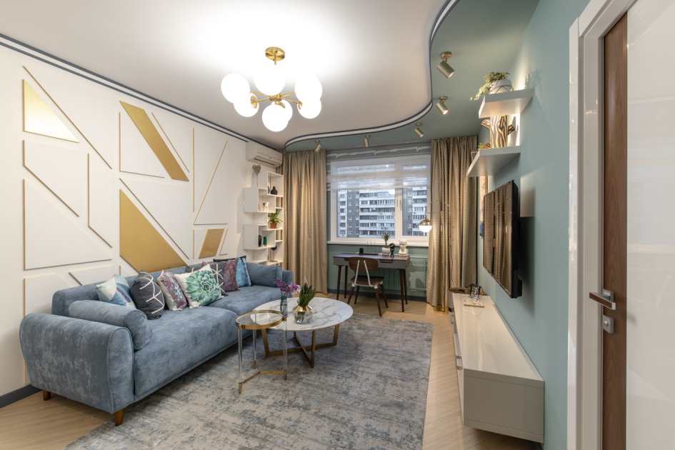 Интерьер в сером цвете фото 4