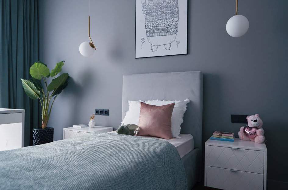 Белый и серый в интерьере фото 2