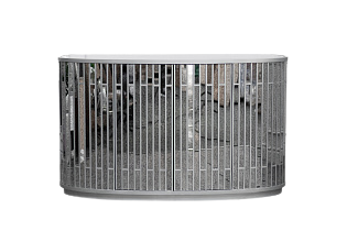 Комод зеркальный двухдверный