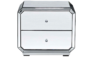 Тумбочка прикроватная зеркальная