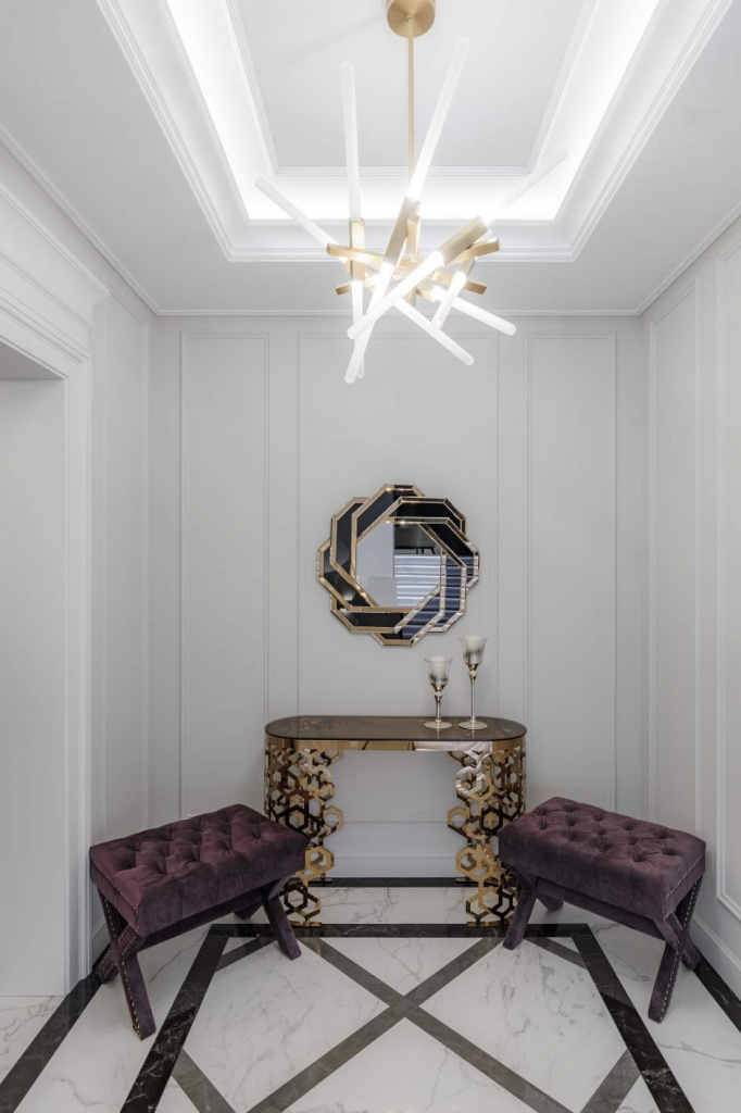 Белый и красный в интерьере фото 2