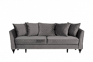 Диван Sorrento 230M трехместный раскладной серый