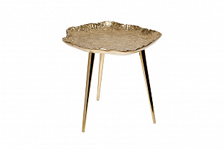 Ваза декоративная золотистая с крышкой