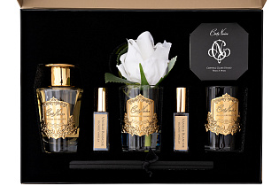 96CN-GP001 Набор подарочный Ваниль/Blonde vanilla - диффузор 90 мл, роза иск., спрей 2*5мл,свеча 75г_s2