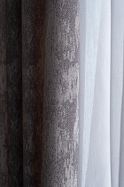 121GD-HOUST100-PORT SER Портьера HOUSTON серая 275*260см_s2