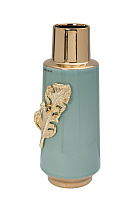 55RD6345L Ваза керамическая с золотым декором15*14*38см_s2