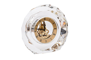 C81751 Часы настольные круглые, 16*6*14.5 см. цвет золото_s2