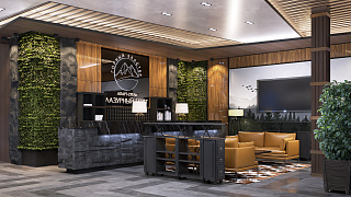 Меблировка ресторана <br>в апарт-отеле «Snega» на Красной поляне 9(превью)