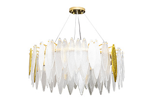 K2FTB010R-80A Люстра Венеция (Venetto) золото/стекло 80*h30см_s2