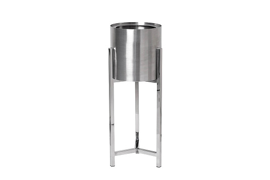 13RXFP3105L-SILVER Подставка под цветы серебро d25*70cм_s2