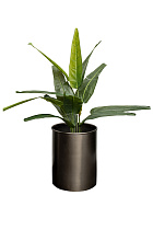 58DB-08239 Кашпо напольное, цвет матовый никель d50*60см_s2