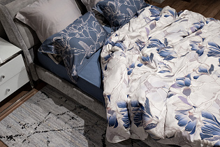 144HF-10405 Простыня тенсель синяя 270*280_s2