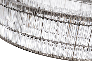 91GH-80568 Люстра подвесная никель/стекло прозрач. d85*h150см_s2