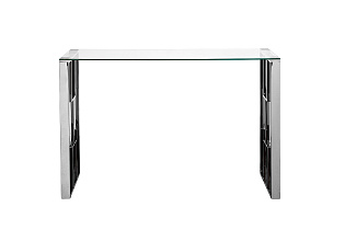 47ED-08200 Консоль прозр.стекло/хром 120*40*78см_s2