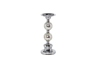 22-86642S Подсвечник никелированный d11*26см_s2
