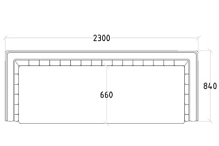 Диван Paolo трехм. раскладной 1 кат. + 2 подушки_s2