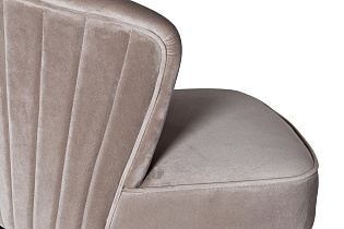 48MY-4115-B PEG Стул барный велюр жемчужно-серый 53*59*108см_s2