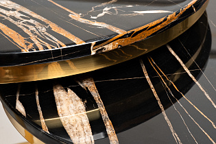 57EL-CT101А-BL Стол журнальный (набор из 2 шт) d100*41/d80*34см_s2