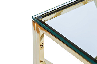 GY-CST2051214GOLD Консоль прозрачное стекло/золото30*115*78см_s2