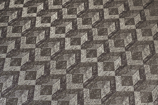 121GD-TON07-PORT SER Портьера MODENA серебряная  275*260см_s2