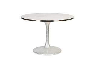 33FS-21009STOL/OB Стол обеденный Misty White d110*75,5см_s2