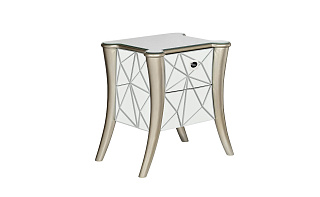 KFC662 Тумба зеркальная, 2 ящика  59*42*58см_s2