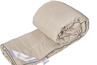 104BP-OSHP20- BEG Одеяло Персей 200*220  верблюжья шерсть_s2