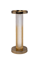 71PN-2626 Подсвечник прозрачный d12*29см_s2