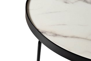 33FS-ET276-BL Стол журнальный Royal White d50*48см_s2