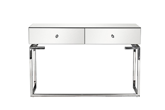 KFG075 Консоль зеркальная с двумя ящиками 120*35*77см_s2