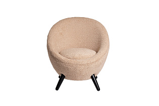 48MY-2746 LPI Кресло иск.каракуль розовый 79*83*83см_s2