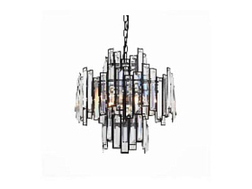 SL665.443.06 Люстра подвесная черн./прозр. E14 6*40W d36*42см_s2