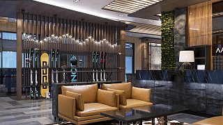 Меблировка ресторана <br>в апарт-отеле «Snega» на Красной поляне 7(превью)