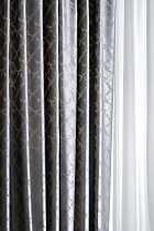 121GD-GAB1306-PORT SER Портьера TRENTO серая  275*260см_s2