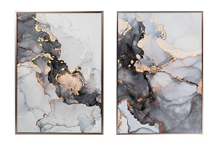 89VOR-MARBLE5 Постер «Мрамор.диптих-1» 70*100см,багет кэнвес_s2 1 (превью)