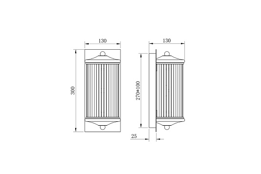 K2KG0603W-2 Бра d13*30см_s2
