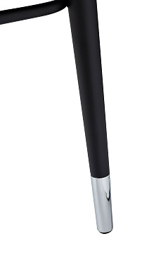30C-309W SER Cтул барный велюр серо-коричневый 54*54*106см с ч/б спинкой_s2