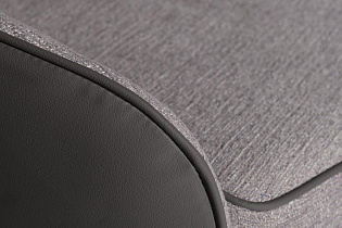 30C-DX-1913 BGE Стул серая рогожка 57*66*85 см, спинка экокожа_s2